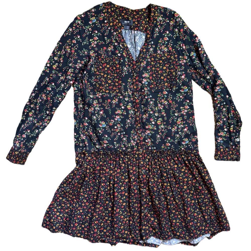 Anthropologie Maeve Marley Floral Tunic Dress